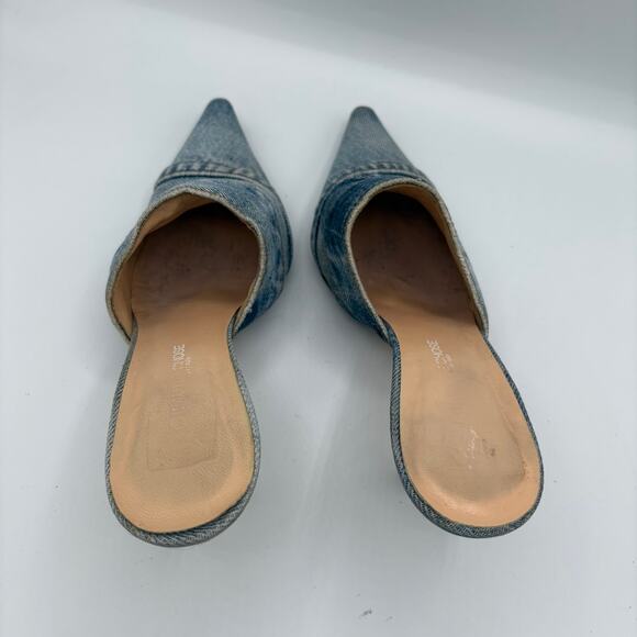 L’autre Chose Denim Kitten Heels Y2K in size 6 - Picture 4 of 6